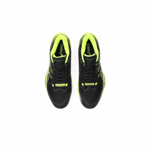 کفش والیبال اسیکس اسکای الیت مشکی سبز فسفری Asics Sky Elite ff 2 Black Green