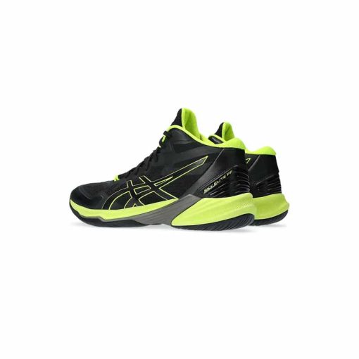 کفش والیبال اسیکس اسکای الیت مشکی سبز فسفری Asics Sky Elite ff 2 Black Green