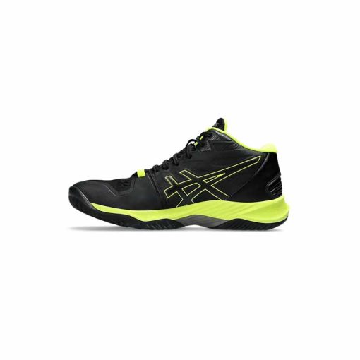 کفش والیبال اسیکس اسکای الیت مشکی سبز فسفری Asics Sky Elite ff 2 Black Green