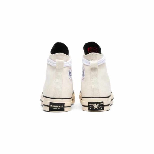 کفش کانورس فیر آف گاد اسنشیال کرم مشکی Converse Fear Of God Essentials Natural