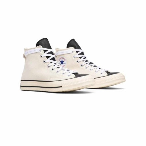 کفش کانورس فیر آف گاد اسنشیال کرم مشکی Converse Fear Of God Essentials Natural