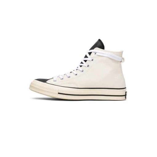 کفش کانورس فیر آف گاد اسنشیال کرم مشکی Converse Fear Of God Essentials Natural