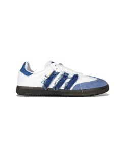 کتونى آدیداس سامبا سفید آبی جین Adidas Samba OG White Blue Denim