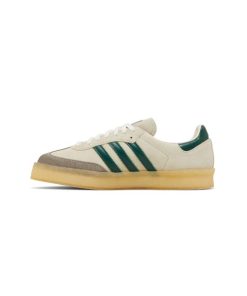 کتونى آدیداس سامبا  کلارکس کرم سبز Adidas Samba Clarks Chalk White