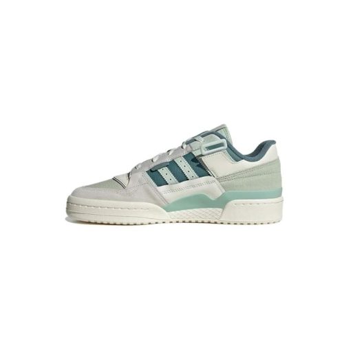 کتونی آدیداس فوروم کرم طوسی سبز آبی Adidas Forum Exhibit Low Green Blue