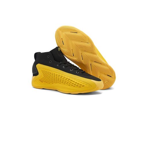 کتونی بسکتبالی آدیداس آنتونی ادواردز مشکی زرد Adidas AE 1 Black Yellow