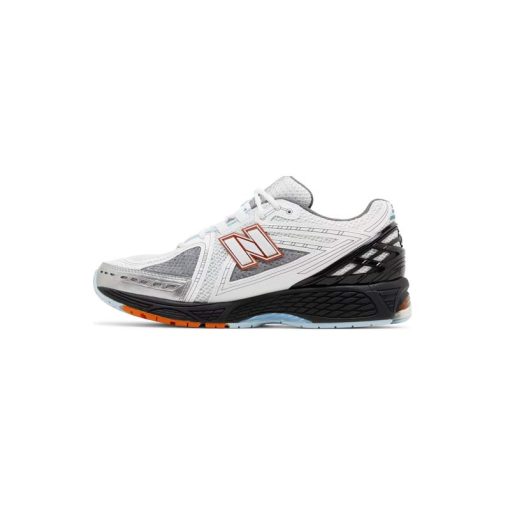 کتونی رانینگ نیوبالانس 1906R سفید مشکی آبی New Balance 1906R White Bright Sky