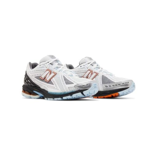 کتونی رانینگ نیوبالانس 1906R سفید مشکی آبی New Balance 1906R White Bright Sky