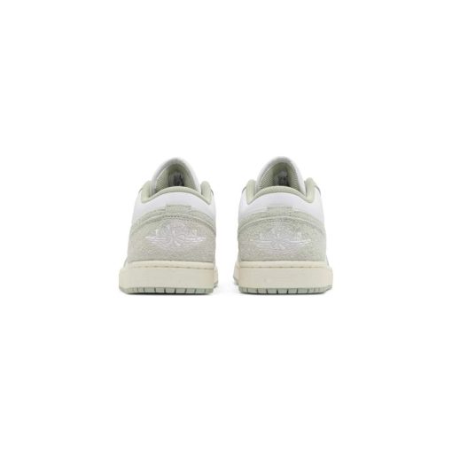 کتونی نایک ایرجردن 1 ساق کوتاه سفید سبز روشن Nike Air Jordan 1 Low Seafoam