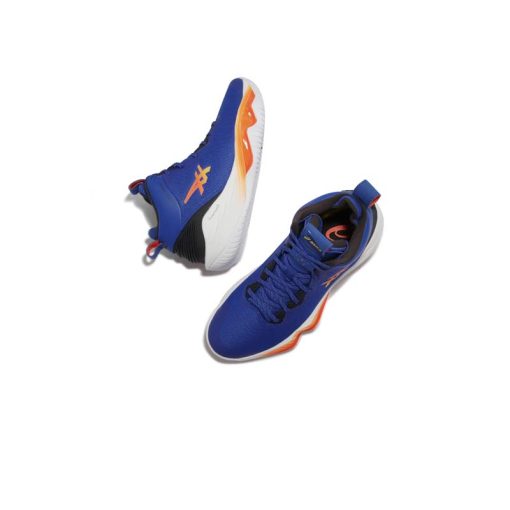 کتونی والیبالی اسیکس نوا سرج 2 آبی نارنجی Asics Nova Surge 2 Blue Shocking Orange