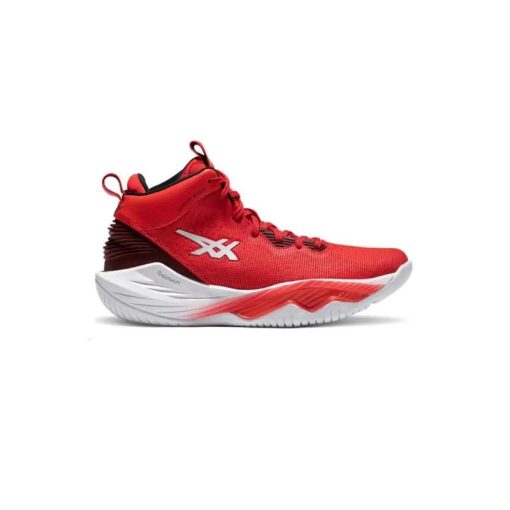 کتونی والیبالی اسیکس نوا سرج 2 قرمز سفید Asics Nova Surge 2 Electric Red