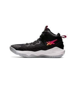 کتونی والیبالی اسیکس نوا سرج 2 مشکی صورتی Asics Nova Surge 2 Black Pink Glow