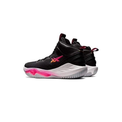 کتونی والیبالی اسیکس نوا سرج 2 مشکی صورتی Asics Nova Surge 2 Black Pink Glow