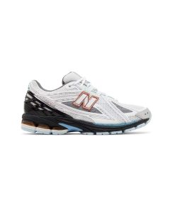 کتونی رانینگ نیوبالانس 1906R سفید مشکی نقره ای New Balance 1906R White Bright Sky