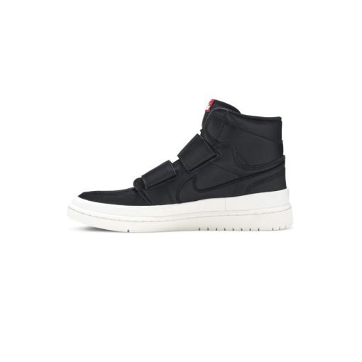 کتونی نایک ایرجردن 1 دوبل ساق بلند مشکی Nike Air Jordan 1 Retro High Double Strap Black