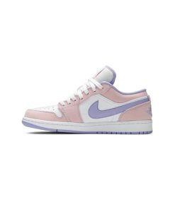 کتونی نایک ایرجردن 1 ساق کوتاه صورتی بنفش Nike Air Jordan 1 Low Arctic Punch