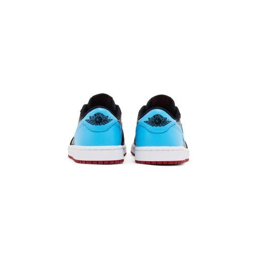 کتونی نایک ایرجردن 1 ساق کوتاه مشکی آبی قرمز Nike Air Jordan 1 Low OG NC to Chi