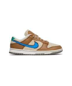 کفش کژوال نایک اس بی دانک کرم قهوه ای آبی Nike Sb Dunk Low Dark Driftwood