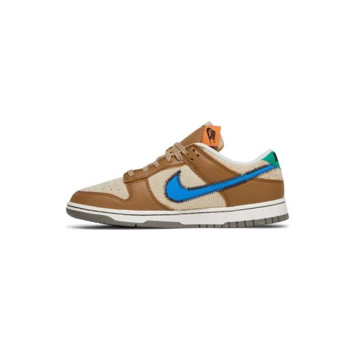 کفش کژوال نایک اس بی دانک کرم قهوه ای آبی Nike Sb Dunk Low Dark Driftwood