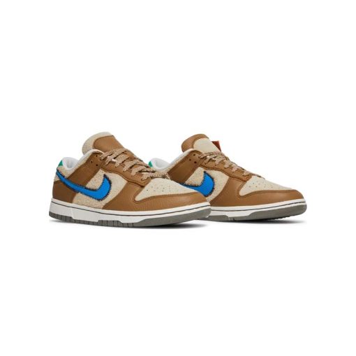 کفش کژوال نایک اس بی دانک کرم قهوه ای آبی Nike Sb Dunk Low Dark Driftwood