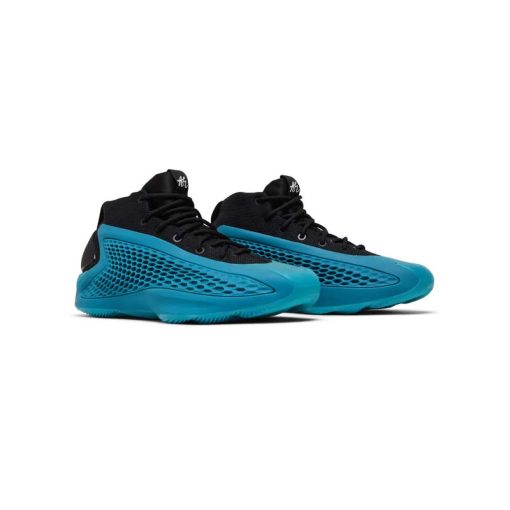 کتونی بسکتبالی آدیداس آنتونی ادواردز مشکی آبی Adidas AE 1 Black Blue New Wave