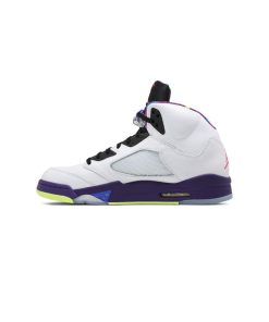 نایک ایرجردن 5 سفید بنفش صورتی Nike Air Jordan 5 Retro Alternate Bel-Air