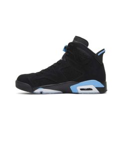 نایک ایرجردن 6 مشکی آبی Nike Air Jordan 6 Retro Black UNC Blue