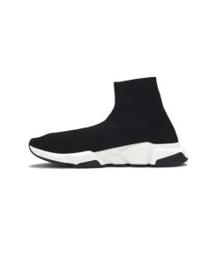 کتونی جورابی بالنسیاگا مشکی سفید Balenciaga Speed Trainer Black White