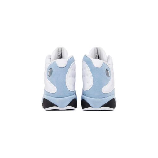 کتونی نایک ایرجردن 13 سفید آبی مشکی Nike Air Jordan 13 Retro White Blue Grey