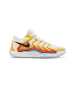 کتونی نایک کی دی 17 سفید نارنجی زرد Nike KD 17 Sunrise