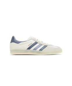 کفش آدیداس گزل کرم سفید سورمه ای Adidas Gazelle Indoor White Preloved Ink