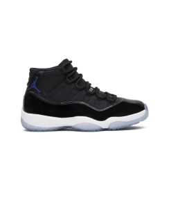 کفش ساقدار نایک ایرجردن 11 مشکی سفید آبی Nike Air Jordan 11 Retro Space Jam