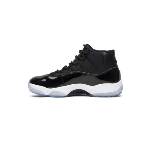 کفش ساقدار نایک ایرجردن 11 مشکی سفید آبی Nike Air Jordan 11 Retro Space Jam