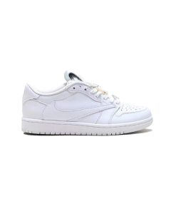 نایک ایرجردن 1 تراویس اسکات تمام سفید Nike Air Jordan 1 Low Travis Scott White Party