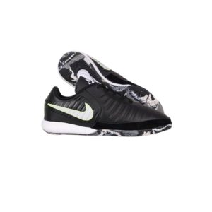 کفش فوتبال سالنی نایک تمپو مشکی سفید سبز Nike