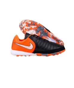 کفش فوتبال چمن مصنوعی نایک تمپو مشکی نارنجی Nike