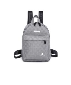 کوله پشتی نایکی جردن طوسی سفید Nike Jordan Backpack Grey White 1610