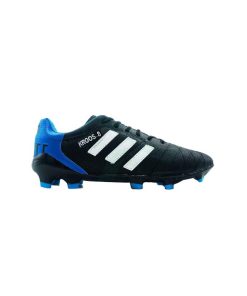 کفش فوتبال آدیداس کروس Adidas Black White Blue