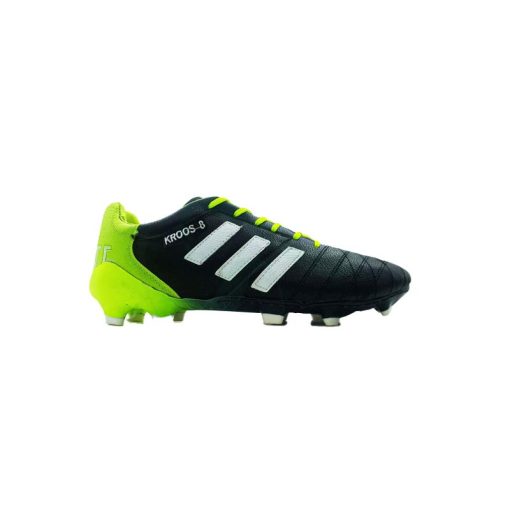 کفش فوتبال آدیداس کروس Adidas Black White Green