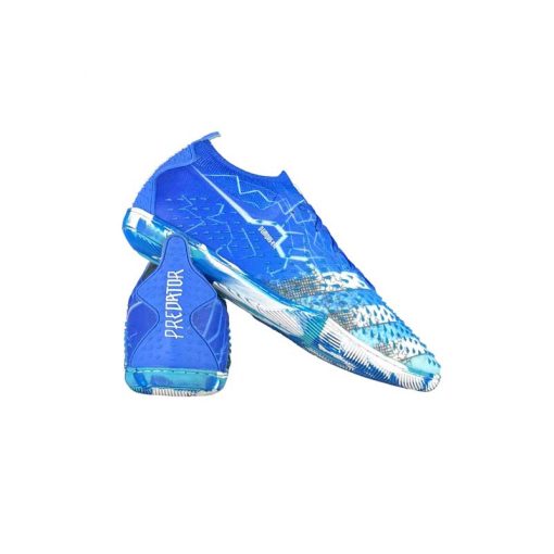 کفش فوتسال آدیداس پردیتور Adidas Predator Freak Blue White - تصویر 3
