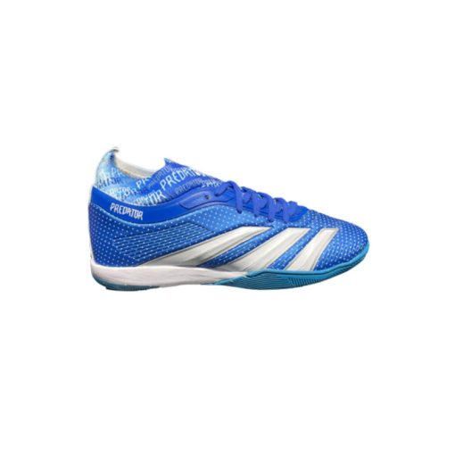 کفش فوتسال آدیداس پردیتور سفید آبی Adidas Predator White Blue