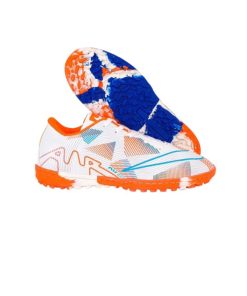 کفش فوتبال چمن مصنوعی نایک ایرزوم سفید نارنجی Nike AirZoom White Orange